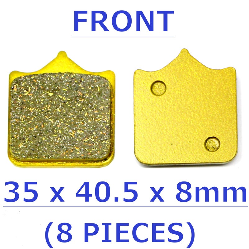 Master Chen Brake Pads for BMW S 1000 R Naked K47 2014-2017 / S1000 RR K46 R/RR Forged Wheels 2010 2011 2012 2013 2014 2015 2016 2017 S1000R S1000RR Front Rear Brakes FA213 FA604 MC0355 - Image 2